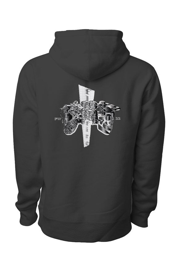 2SIDES Embroidered Black Hoodie - FW22