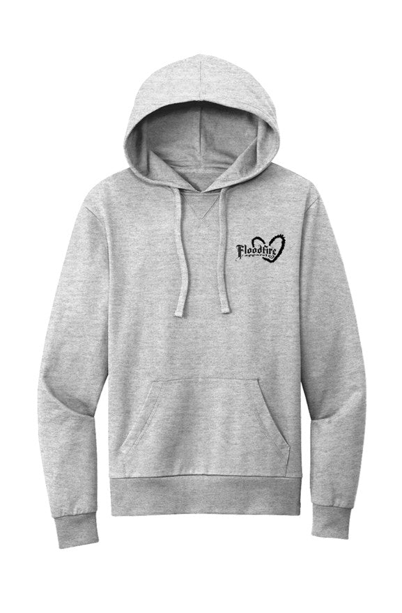 ♡FLOODERFLY Embroidered Heather Hoodie - FW22