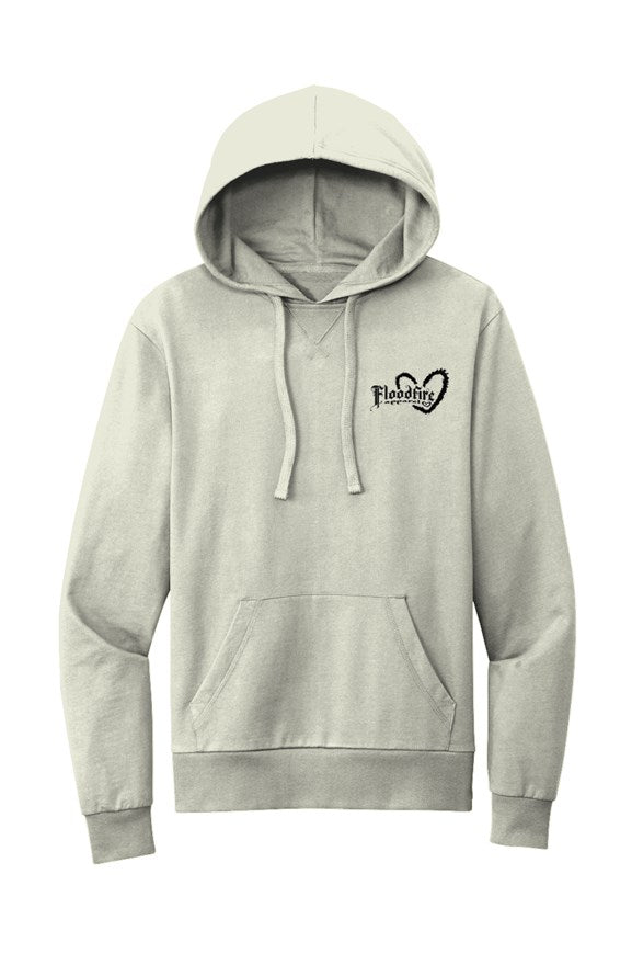 ♡FLOODERFLY Embroidered Heather Hoodie - FW22